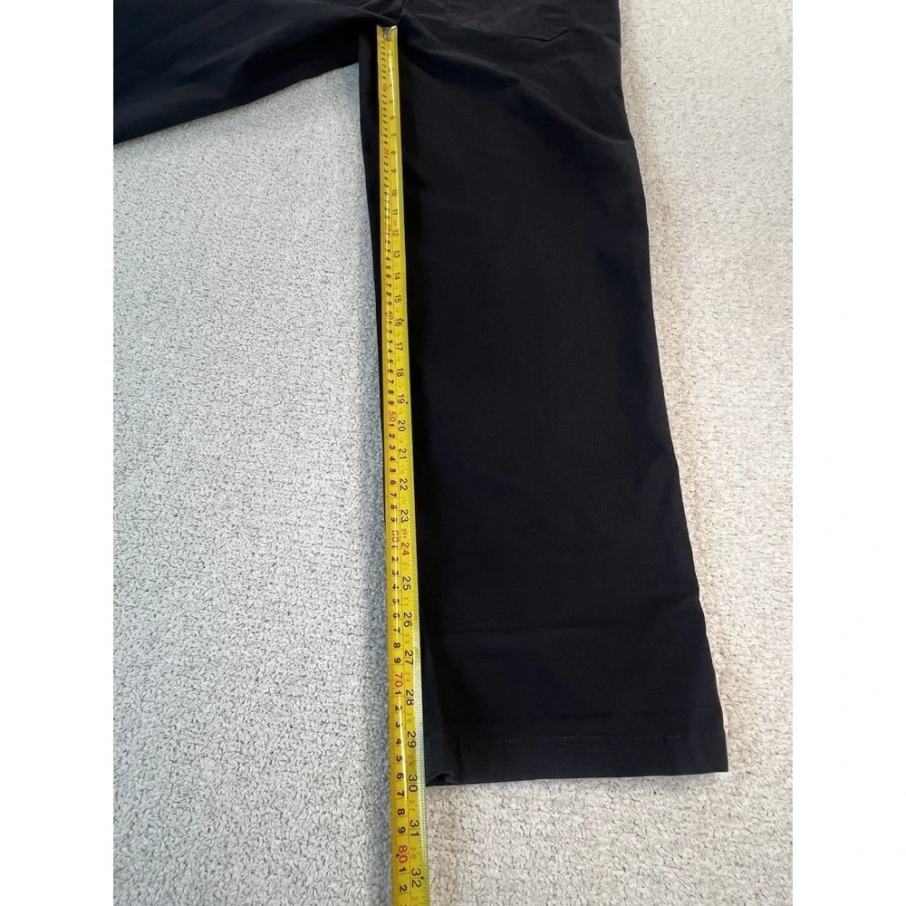 AllSaints Jovi Trouser Mens 30 Black Organic Cotton Loose Fit Pants SKU 0054